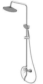 Душевая стойка Dorff Prime хром D0740900